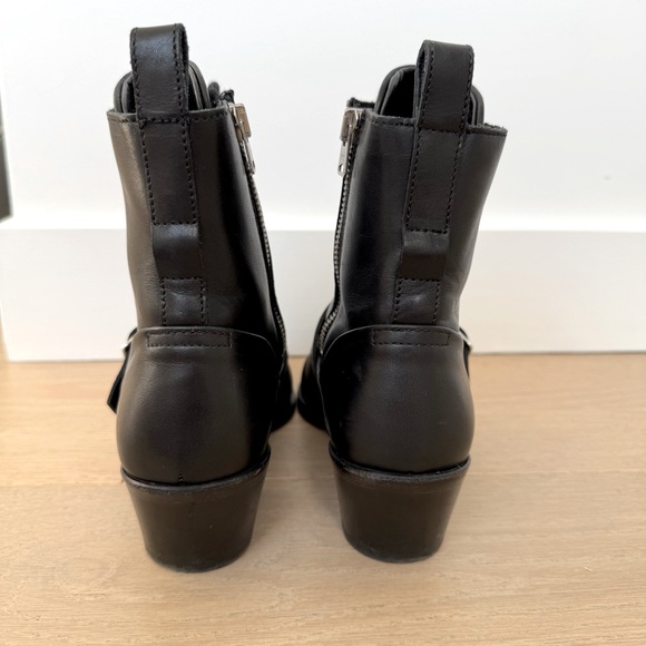 SOLD ALL SAINTS  Leather Ankle Lace up Boots - Picture 4 of 7